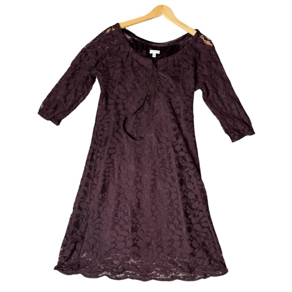 Garnet Hill Boheme Easy Lace Dress size 10 - Picture 2 of 13